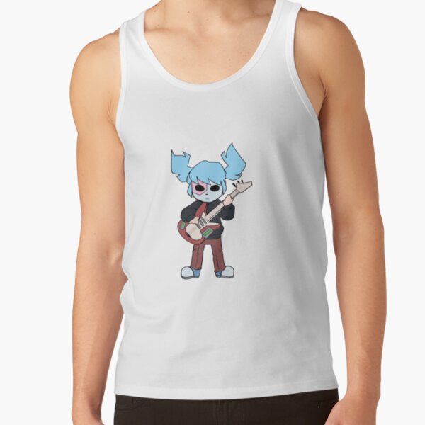 Sally Face Guitar Design Tank Top