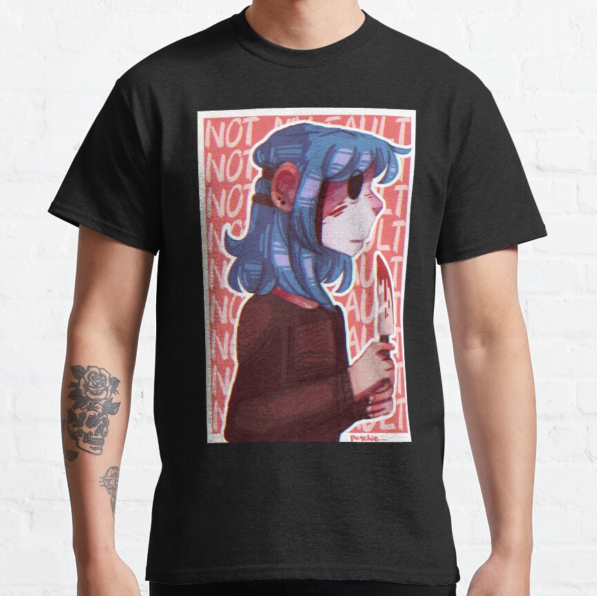 Not My Fault Sally Face Fanart T-Shirt