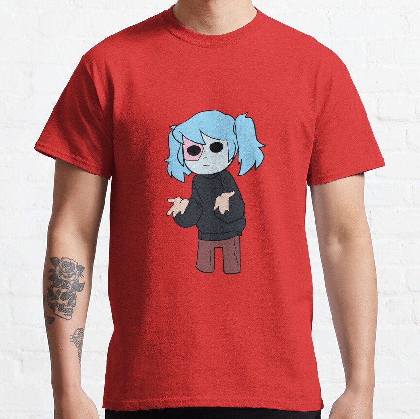 Sally Face Design T-Shirt - Image 5