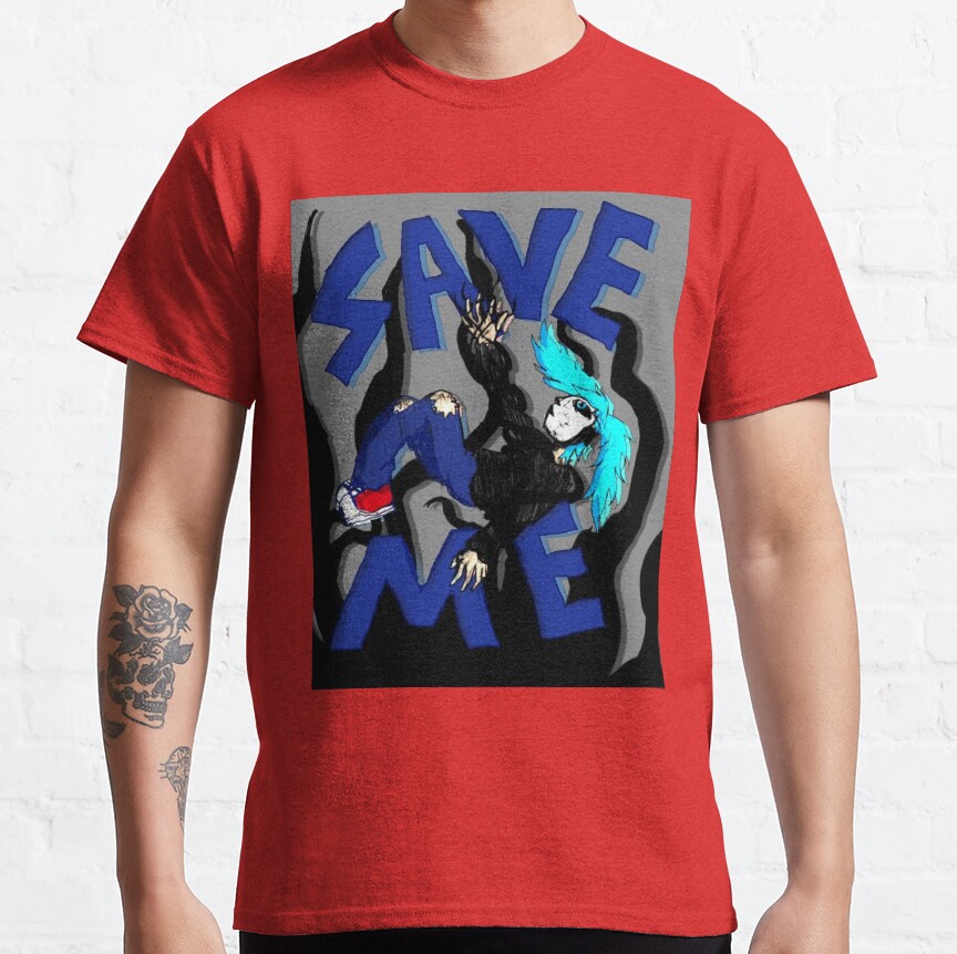 Sally Face Save Me T-Shirt - Image 4
