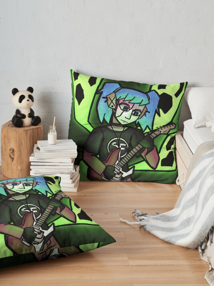 Hot Game Sally Face Throw Pillow - Image 2