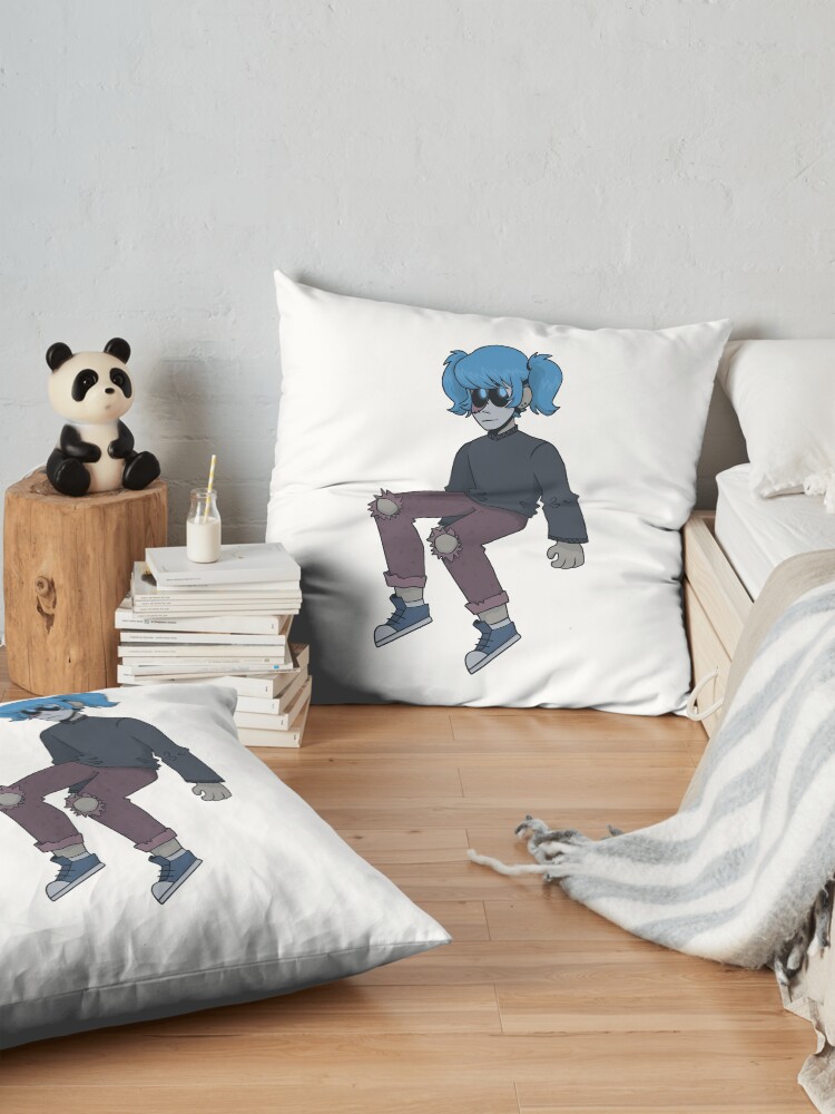 Vintage Sally Face Throw Pillow - Image 2