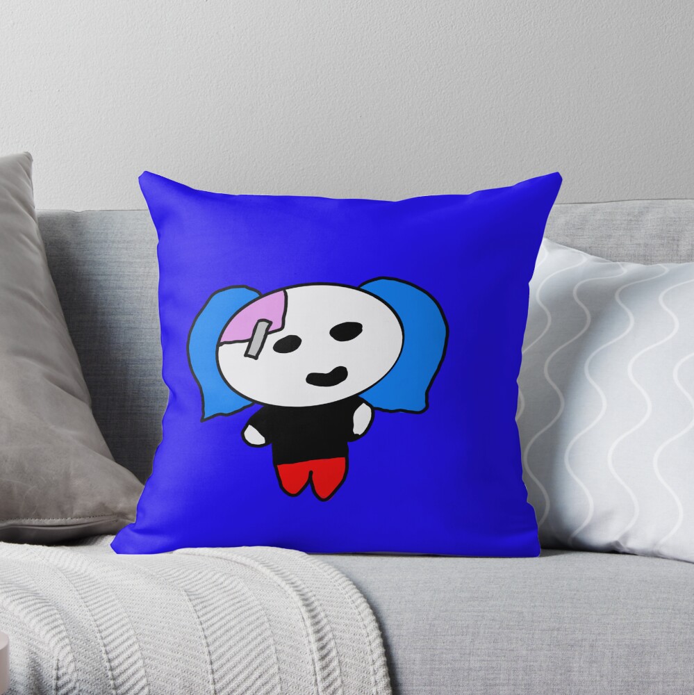 Chibi Sally Face Throw Pillow