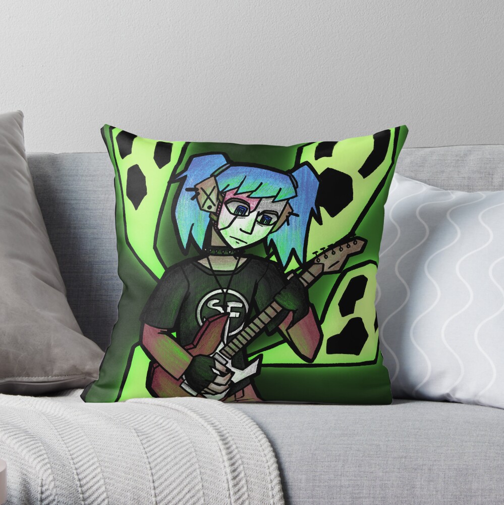 Hot Game Sally Face Throw Pillow