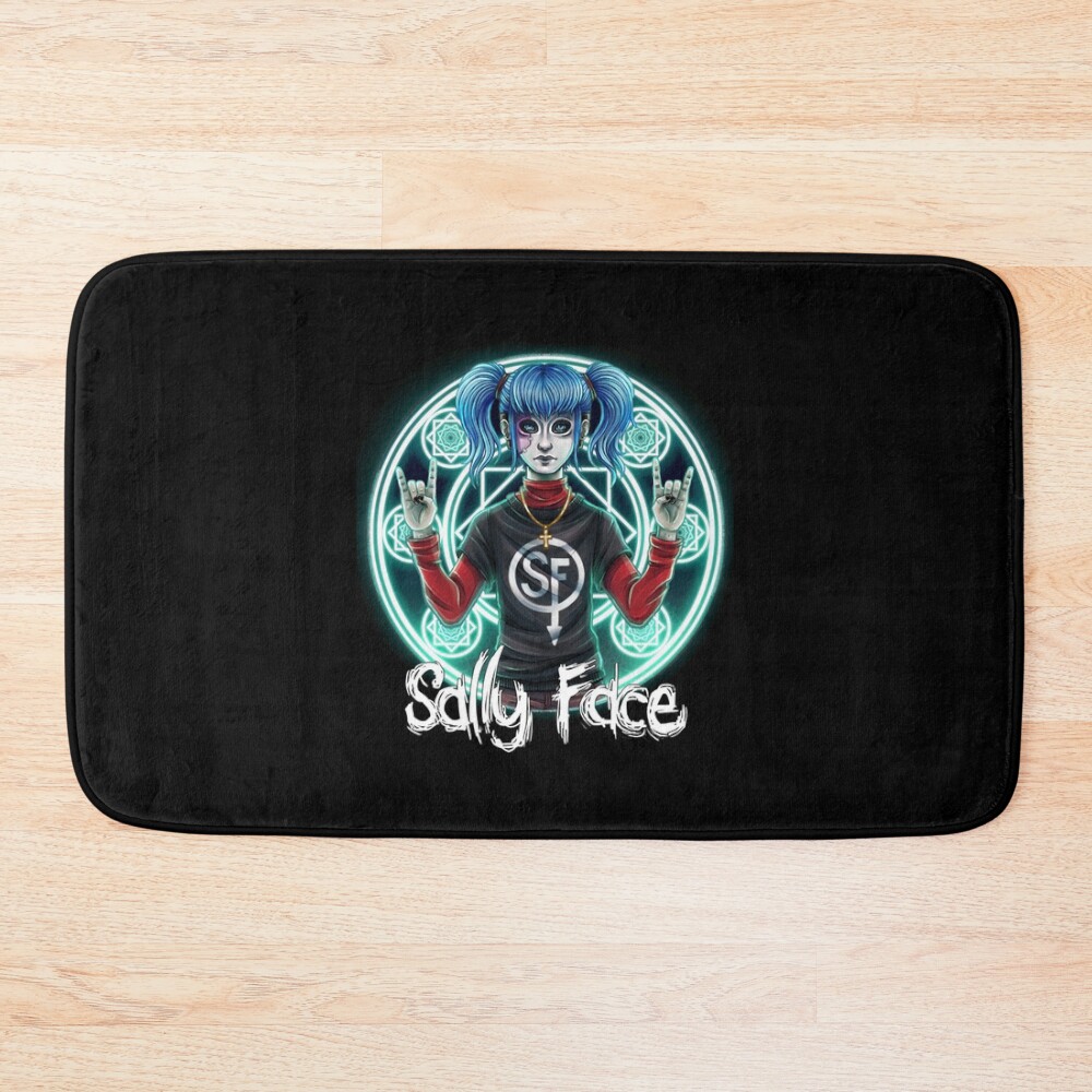 Sally Circle Design Bath Mat