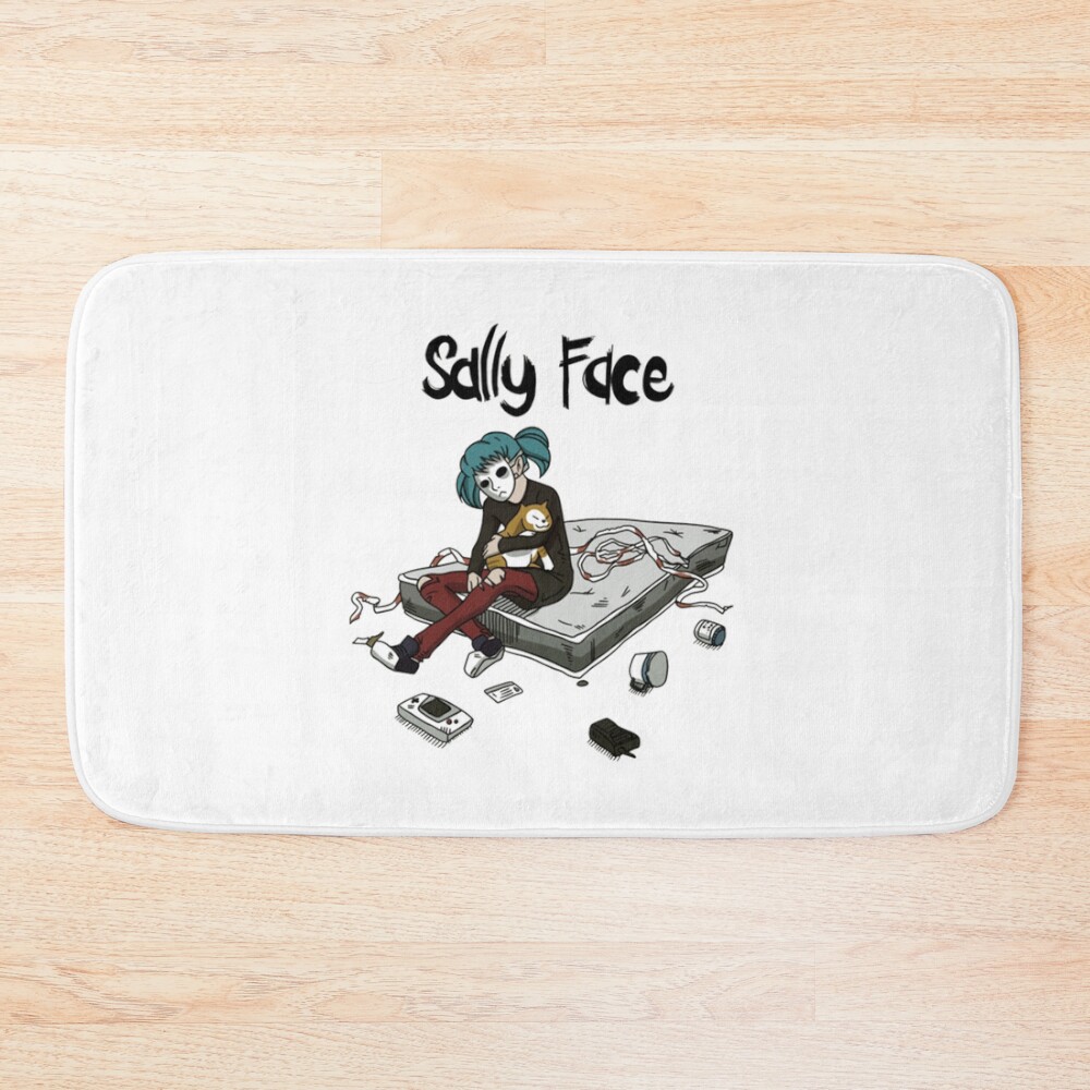 Retro Sally Face Bath Mat